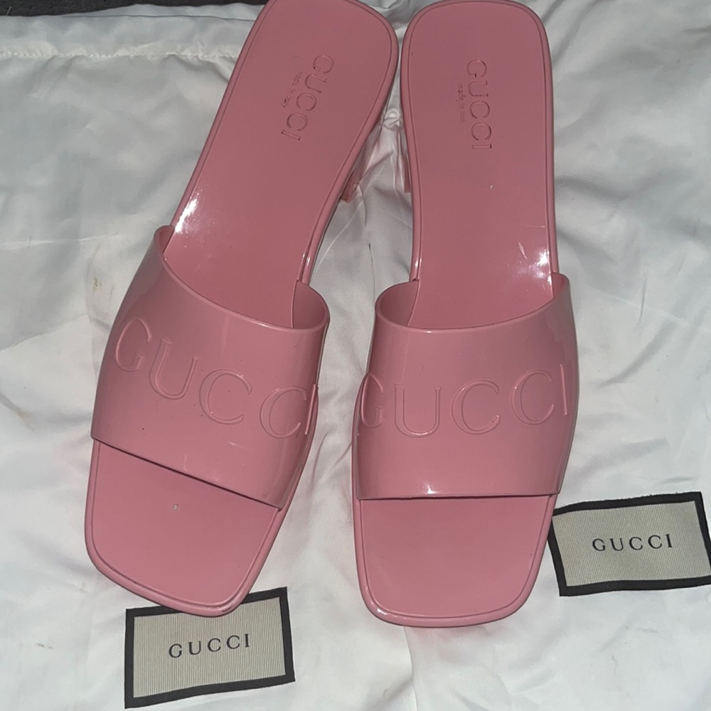 Wild Rose Gucci Sandals